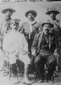 Obregon (front left) and 4th Irregular Officers