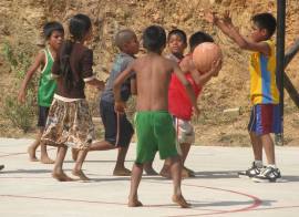 Triqui children, being children... photo by Olga Rosario