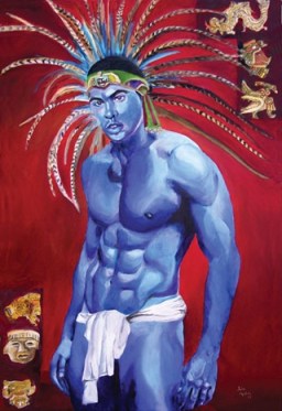 "Aztec Warrior", Lalo Ugalde